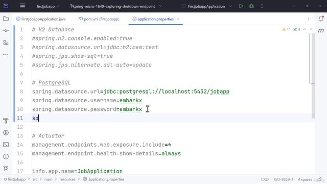 3. Configuring our application to work with PostgreSQL смотреть онлайн