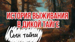 ИСТОРИЯ ВЫЖИВАНИЯ В ДИКОЙ ТАЙГЕ. Таежные истории