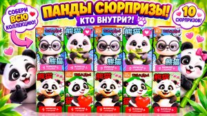 🐼Очаровашки ПАНДЫ! 😍РАСПАКОВКА SWEET BOX СЮРПРИЗОВ 🐼🎁 Кто мне попался?😱