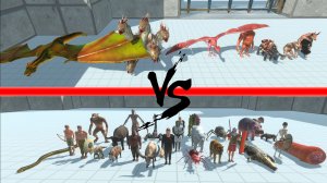 АРБС ДРАКОНИЙ МИР ПРОТИВ ВСЕХ ФРАКЦИЙ — БИТВА ЗА ПРЕВОСХОДСТВО 🐉⚔️🦁🦖💀