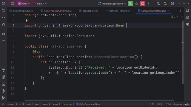 17. Transition to Spring Cloud Streams with Apache Kafka - Consumer End смотреть онлайн