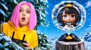 МОЙ ДРОН СНЯЛ GUGUGAGA PENGUIN В РЕАЛЬНОЙ ЖИЗНИ!!