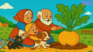 Репка. мультфильм Русская народная сказка