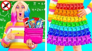 Как Пронести Сладости в Класс с Уэнсдей Аддамс # Смешные Cитуации от Fun Teen