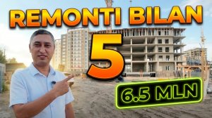 БИРИНЧИ 5 МИЖОЗГА РЕМОНТИ БИЛАН КВАРТИРАЛАР. СОТУВ БОШЛАНДИ. URGANCH CITY