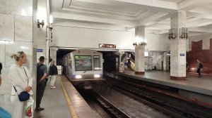 Электропоезд 81-717.6/714.6 станция Московская (Нижегородский метрополитен) 8.07.2026