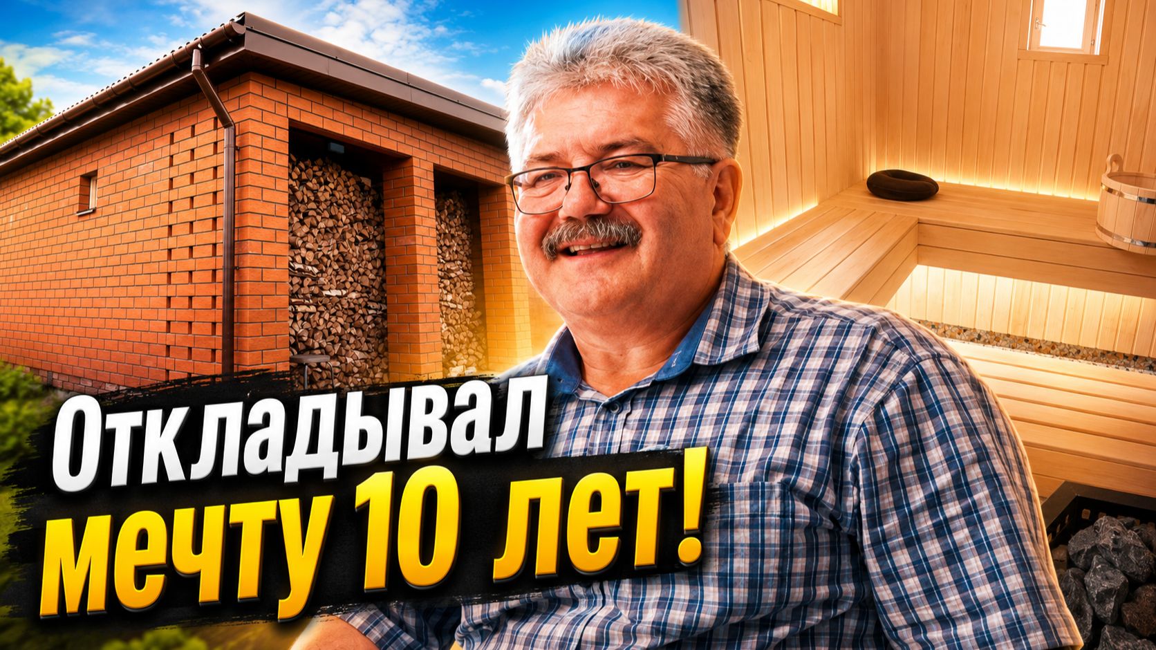 10 ЛЕТ мечтал о бане — а построили за 2,5 МЕСЯЦА! Честный отзыв о КСК Доверия смотреть онлайн