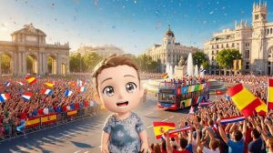 Испания вернулась домой с Кубком мира!
Родри с трофеем и парад на миллион человек