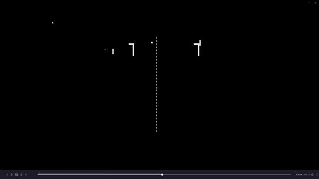 ИГРЫ ATARI PONG 1975 смотреть онлайн