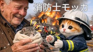 Мокка - отважный пожарный 🐱🔥🚒