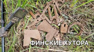 Нашел МНОГО ИНСТРУМЕНТА и ящик от ПУЛЕМЕТА / Коп на Финских довоенных хуторах