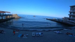 Поселок Утес в Крыму. Июль 2026.  Отдых на море. Вода в море супер теплая