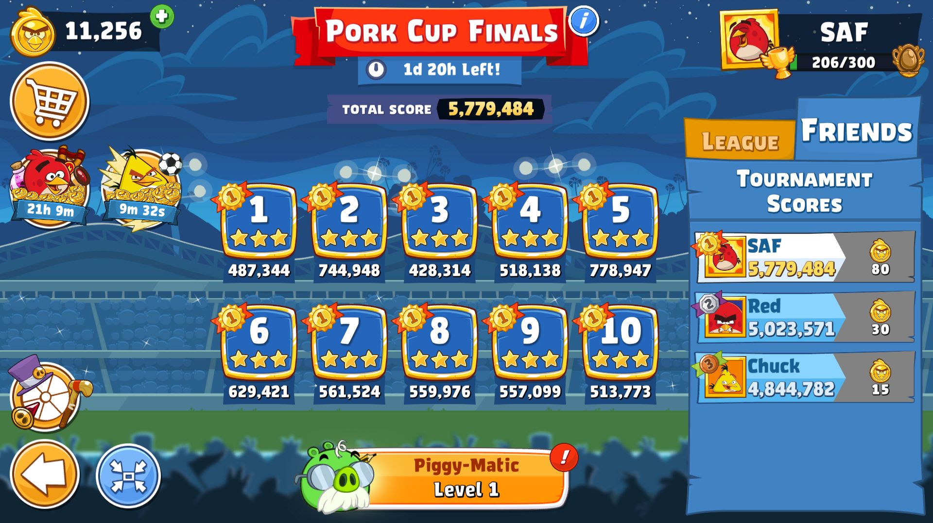 Angry Birds Friends. Pork Cup Finals (20.07.2026). Все уровни 3 звезды. Прохождение от SAFa. смотреть онлайн