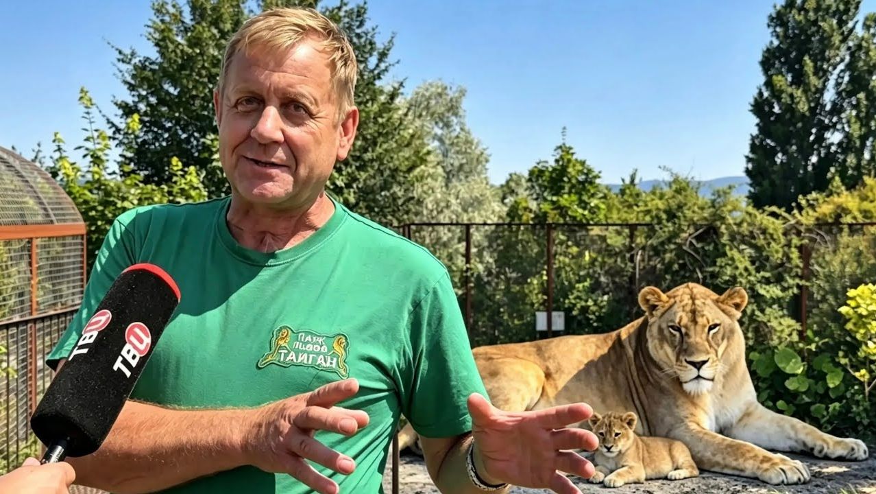 В Золотом прайде РОДИЛИСЬ ЛЬВЯТА и Олег Зубков решил оставить малышей с Симбой и Налой СРЕДИ ЛЬВОВ! смотреть онлайн