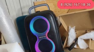 КОЛОНКА HOPESTAR PARTY ONE CLUB 650 Ватт черная🔥 Обзор в Первоуральск из Москвы ✅