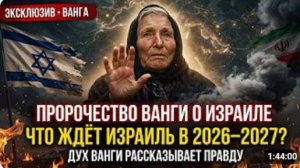 ВАНГА ПРЕДСКАЗАЛА ЧЕМ ЗАКОНЧИТСЯ ВОЙНА В ИЗРАИЛЕ ЭТО ПУГАЕТ ДО МУРАШЕК