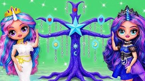 Приключения Принцессы Селестии и Лунны / 30 лайфхаков для кукол ЛОЛ ОМГ