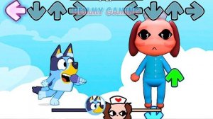 ФНФ: БЛУИ И БИНГО ПРОТИВ СТАЛКЕРА ИЗ ROBLOX ANIMAL HOSPITAL / ПЕСНЯ PONY GIRL