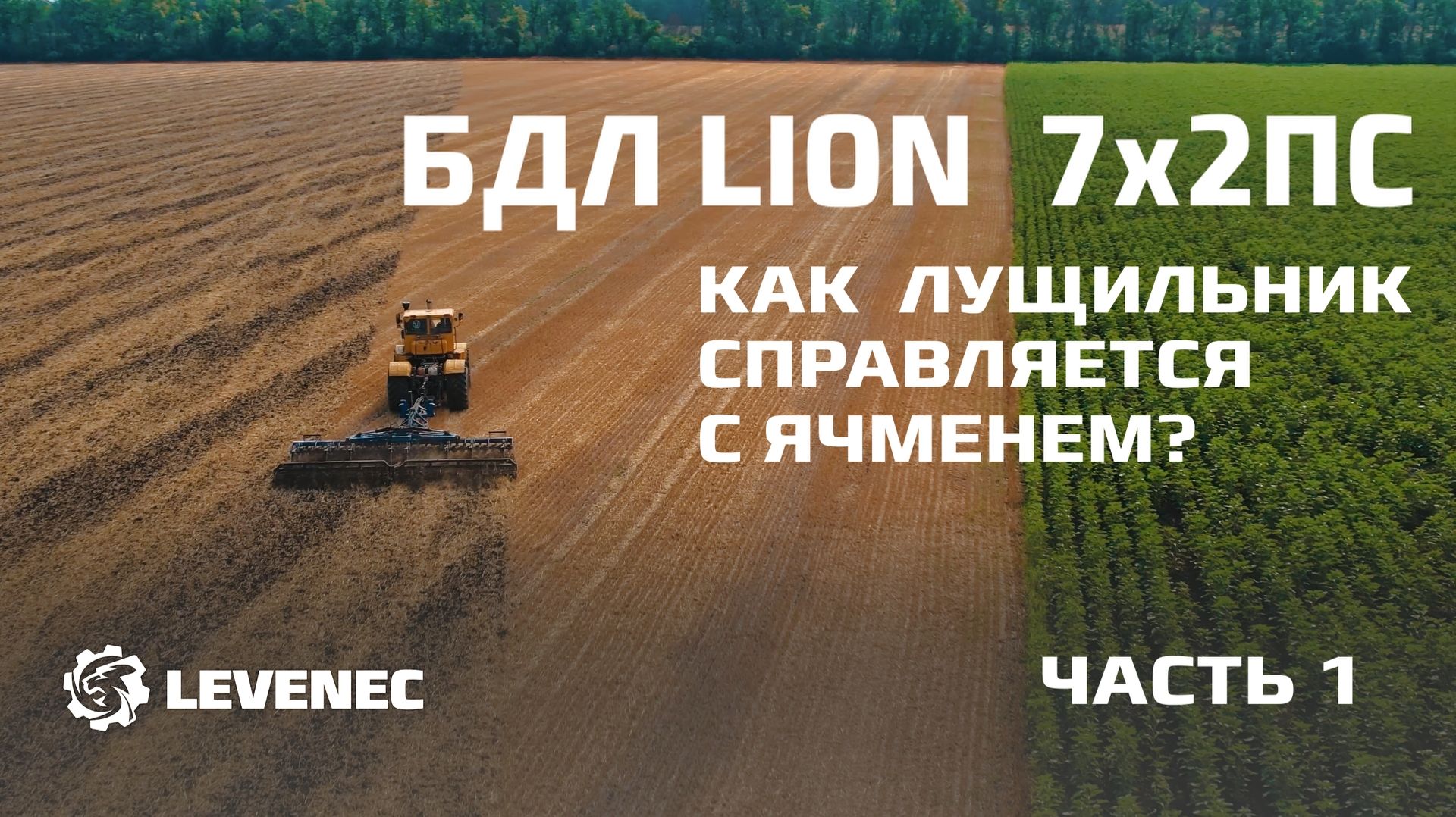 КАК ЛУЩИЛЬНИК БДЛ LION СПРАВЛЯЕТСЯ С ЯЧМЕНЕМ?  ЧАСТЬ 1