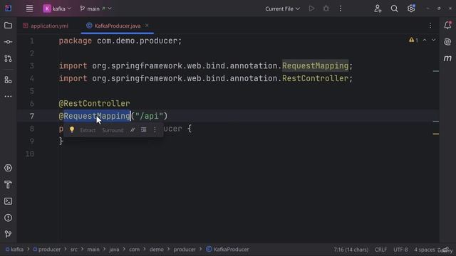 6. Setting Up Kafka Producer смотреть онлайн