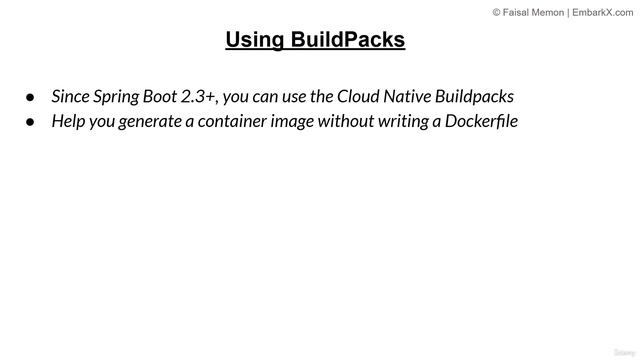 2. Different Ways to Containerize Spring Boot Applications смотреть онлайн