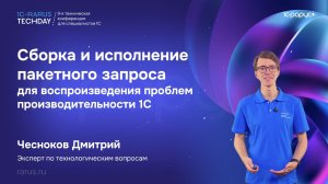 Сборка и исполнение пакетного запроса для воспроизведения проблем производительности 1С #RTD2026
