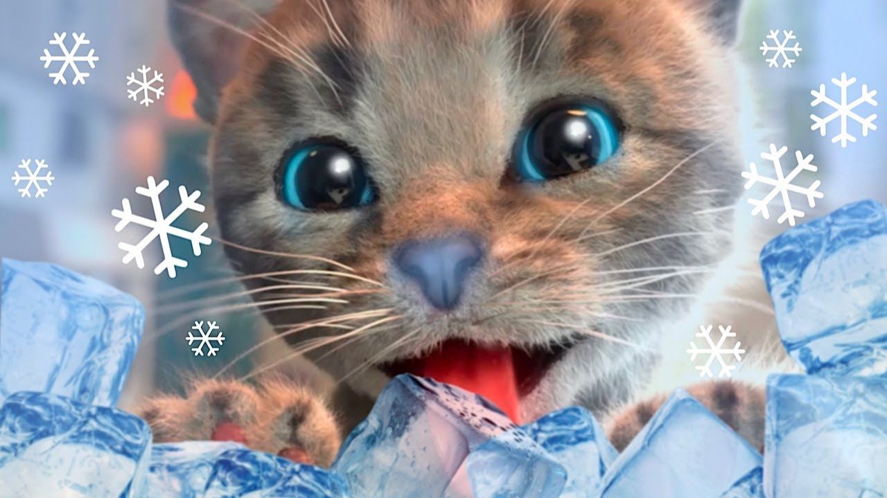 МИЛЫЙ МАЛЕНЬКИЙ КОТЕНОК# СНЕЖН смотреть онлайн
