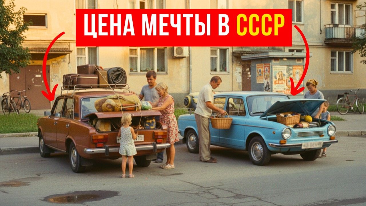 На чём мечтал ездить каждый в СССР Главные символы советских дорог смотреть онлайн