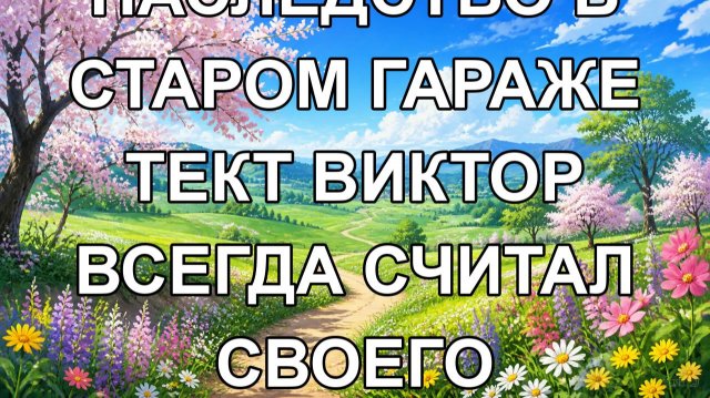 наследство в старом гараже тект виктор всегда считал своего наследство в старом гараже тект виктор всегда считал своего