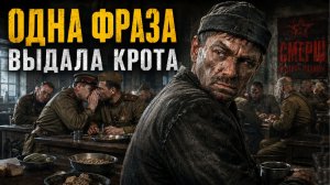 СМЕРШ. УГОЛОВНИК УСЛЫШАЛ ОДНУ ФРАЗУ В СТОЛОВОЙ… И ПОНЯЛ, КТО СДАЁТ ОПЕРАЦИИ