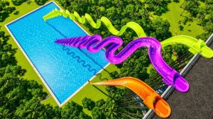 ПРЯМАЯ ПРОТИВ ВОЛНИСТОЙ ПРОТИВ ЗИГЗАГООБРАЗНОЙ ВОДНОЙ ГОРКИ НА ВАТРУШКАХ | PLANET COASTER 2