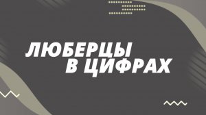 Люберцы в цифрах. Благоустройство
