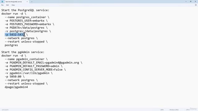 5. Running PostgreSQL locally with Docker смотреть онлайн