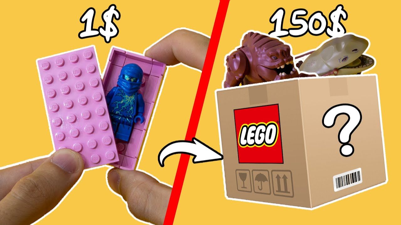 1$ Vs 150$ LEGO МИСТЕРИ БОКСЫ [SewaParts]
