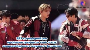 Тэхён, Чонгук и остальные участники продемонстрировали отточенную до совершенства хореографию...