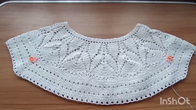 Кофточка крючком. ч. 4. Вяжем сверху.