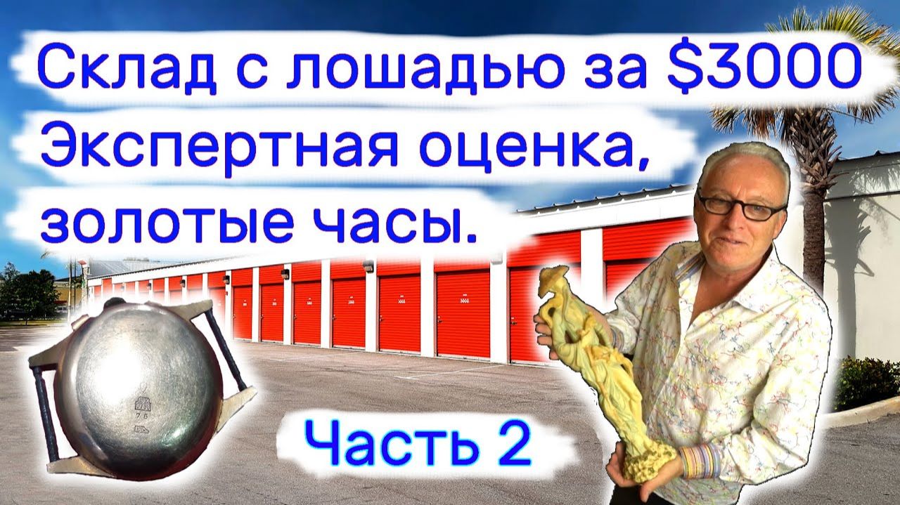 Склад с лошадью за $3000, Часть 2. Экспертная оценка и золотые часы.