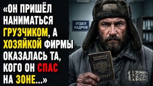Бывший ЗЕК пришёл наниматься грузчиком — а хозяйкой фирмы оказалась та, кого он спас в колонии