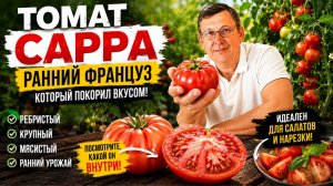 Томат Сарра - выращивал ради эксперимента. Теперь  посажу снова.