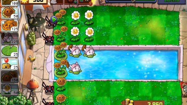 PvZ level 3-1 2 кампания (пересъёмка) смотреть онлайн