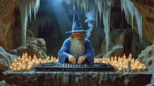 dungeon synth set in the cave