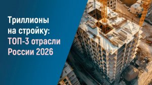 Триллионы на стройку: ТОП-3 отрасли России с максимальными инвестициями