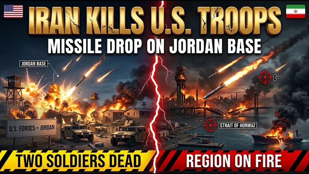 THEY WERE IN BED' Iran KILLS American Troops While 'Sleeping'; Missile Storm ROCKS Jordan Base смотреть онлайн