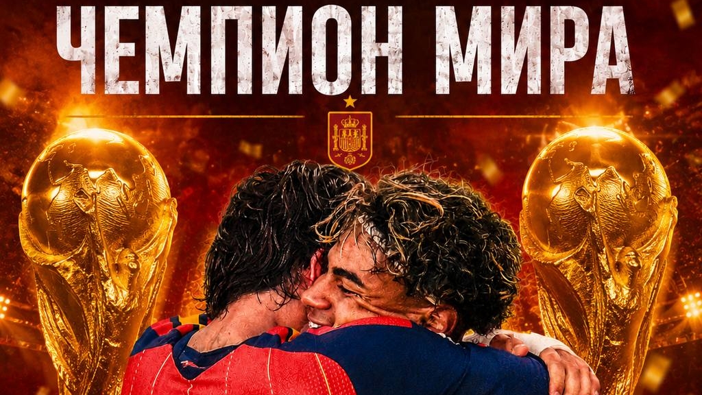 поздравляю Испанию с Победой на ЧМ 26 ⚽
