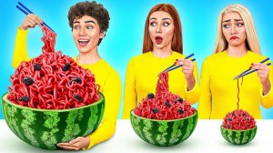 Большая, Средняя или Маленькая Тарелка Челлендж # Вкусные Кухонные Лайфхаки от Multi DO Challen
