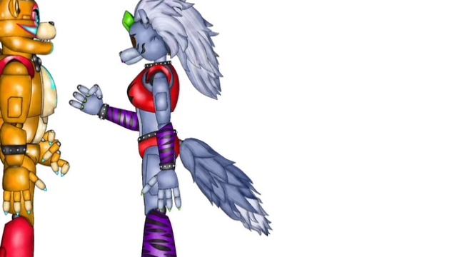 Рокси из Fnaf 9 нашла Грегори