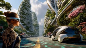 Futuristic Dream City | Over 100 Minutes of Peaceful Lofi Ambient Music for Sleep Focus