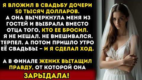 Истории из жизни: Оплатив свадьбу дочери, я не увидел своего имени даже в списке гостей. Аудиокниги Истории из жизни: Оплатив свадьбу дочери, я не увидел своего имени даже в списке гостей. Аудиокниги