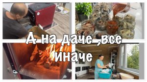 ПОКУПКИ для ДАЧИ//готовлю консервы и КУРНИКИ на новой кухне
