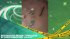 Большая вода пришла в Сосновский округ. После ливней затопило поселок Есаульский